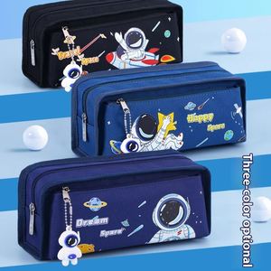 Trousse à fermeture éclair grande capacité en toile high-tech pour garçons et filles, idéale pour les élèves de primaire et la première année (pour crayons) - Product Image 2