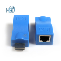 Prix Usine - Extenseur 4K 30m pour HDTV - Convertisseur RJ45 Cat5 Cat6 MI vers Câbles de Communication Haute Qualité
