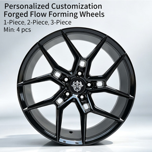 ล้อ flowtone Y Spoke 5X114.3 5x112ขอบล้อสีดำเงาแบบกำหนดเองสำหรับ BMW E46 E60 F10 M2 M3 M4 E36 513M 3 <span class=keywords><strong>5</strong></span> Series <span class=keywords><strong>5</strong></span> - Product Image 2