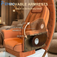 Matériel professionnel pour les ongles, mobilier, fauteuil de pédicure avec dossier inclinable réglable, spa pour les pieds, massage, pour se détendre