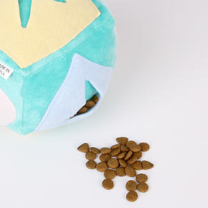 Palla da addestramento per cani e gatti, giocattolo educativo per alleviare lo stress, giocattolo da masticare in TPR e pile polare - Product Image 3