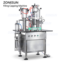 ZONESUN ZS-QW254 pulvérisation de peinture aérosol Semi-automatique, Machine de remplissage de gaz