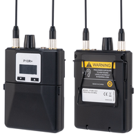 Système de surveillance audio professionnel PSM900 avec connecteur, capteur infrarouge et contrôle du volume
