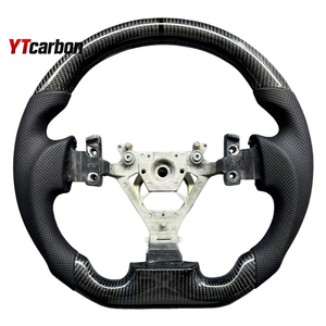 พวงมาลัยคาร์บอนไฟเบอร์แท้ YTcarbon สำหรับ Pathfinder R51 JDM อะไหล่ตกแต่งภายในรถยนต์ สไตล์รถแข่ง แบบกำหนดเอง - Product Image 5