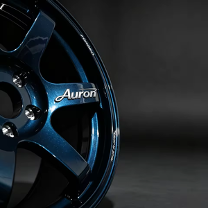 ล้อแม็กซ์อะลูมิเนียมอัลลอย Auron ขนาด 5.5x17 สีดำเงา ดีไซน์ลายตาข่าย แบบชิ้นเดียว สำหรับรถยนต์นั่งส่วนบุคคล ปรับปรุงอัพเกรด ล้อฟอร์จ BMW - Product Image 2
