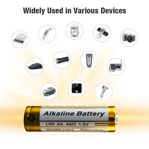 Haute capacité 1.5V LR03 AAA LR6 AA pile primaire alcaline batterie non rechargeable AA emballage blister en gros - Product Image 3