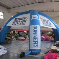Tente gonflable éclairée par LED, tente d'événement lumineuse en plein air, structure gonflable publicitaire Meichen pour le camping et les expositions