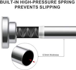 CF BSR01 personnalisé de haute qualité accessoires en métal en aluminium <span class=keywords><strong>rideau</strong></span> de douche pôles tige tension pivotant <span class=keywords><strong>tringle</strong></span> à <span class=keywords><strong>rideau</strong></span> tige de mode - Product Image 4