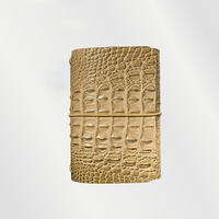 Carnet A5 de luxe à motif crocodile, journal en cuir PU avec logo personnalisé, agenda professionnel à couverture rigide, papeterie personnalisée, cadeau