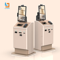 LIEN Floor Standing Hotel Virtual Front Desk Impresora Escáner POS Key Card Self Check In Checkout Kiosk
