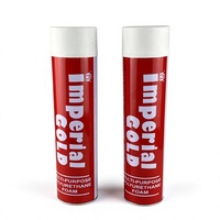 Mousse isolante en polyuréthane, mastic insonorisant, mousse pulvérisée à cellules fermées, travaux du bois, construction, installation de fenêtres et de portes, adhésifs