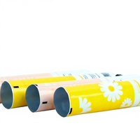 Tube d'emballage pour crème pour les mains en aluminium-plastique pour hôtel, 12 ml/9 ml, diamètre 12,7-35 mm, bouchon à vis, impression UV personnalisée
