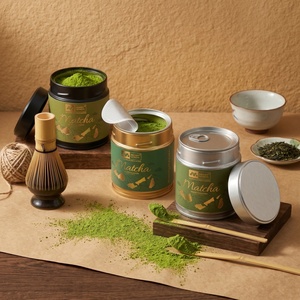 Elegante Lata de Matcha Japonesa, Lata de Metal de Grado Alimenticio para Té, Latas Personalizadas para una Marca Premium de Matcha, Lata de Matcha 60x68 - Product Image 2