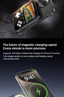 Batterie externe portable magnétique sans fil pour jeux, vente en gros directe usine, 5000 mAh, chargeur rapide 20W, mini, 1500 jeux intégrés