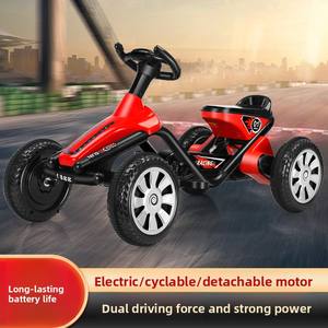 <span class=keywords><strong>Go</strong></span>-<span class=keywords><strong>Kart</strong></span> de Pedales de Cuatro Ruedas <span class=keywords><strong>para</strong></span> Niños y Niñas, Juguete Montable de Ejercicio y Fitness <span class=keywords><strong>para</strong></span> Bebés, <span class=keywords><strong>Go</strong></span>-<span class=keywords><strong>Kart</strong></span> Eléctrico con <span class=keywords><strong>Motor</strong></span> de 4 Tiempos - Product Image 3