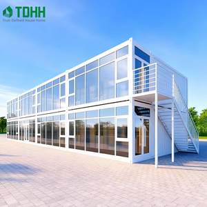 Maison conteneur préfabriquée, maison modulaire, espace multifonctionnel : bureau, hébergement, réunion et exposition, <span class=keywords><strong>service</strong></span> tout-en-un - Product Image 2