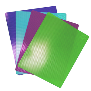 ZM Packaging High Quality Laser/cnc Engraving UV Plastic Sheet Double Colour Hard Plastic Sheet/board/plate For Advertising