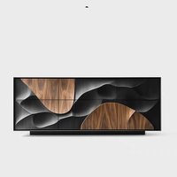 Französischer Retro-Kirschholz Massivholz-Schubladenschrank Kunstdesign TV-Ständer Wabi-Sabi-Stil Eingangsbereich-Aufbewahrungsschrank
