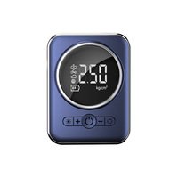 Pompe à air pour voiture, gonfleur de pneus numérique sans fil intelligent portable avec affichage numérique, charge USB, lumière d'avertissement d'urgence, 150 PSI, 12 V