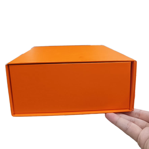 Quà Tặng Sang Trọng Gấp Từ Có Thể Tái Chế Biểu Tượng Tùy Chỉnh In Ấn, Cam Tông Giày Và Quần Áo Lưu Trữ Hộp - Product Image 3