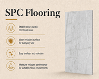 Panneau mural imperméable en PVC moderne pour les projets de rénovation et de revêtement mural intérieur et de salles de bain résidentielles et commerciales