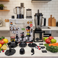 Blender 8 in 1 Bardefu Mesin Blender 8 in 1 9500W Profesional Komersial Penghancur Smoothie Mixer Blender