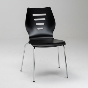 Ensemble table à manger et chaises au design moderne pour 6 meubles de maison empilables en bois pour la cuisine - Product Image 1