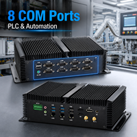 Nueva Computadora Industrial Resistente sin Ventilador, Intel Core Ultra 7 150U DDR5 con 8 COM, 3 LAN, Pantalla Triple para Máquinas Expendedoras