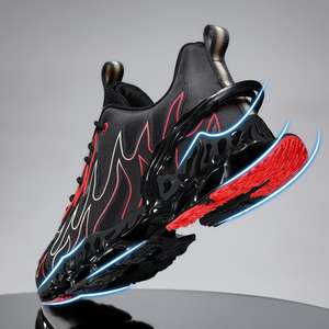 Sneakers Nere da Uomo, Scarpe Casual da <span class=keywords><strong>Tennis</strong></span>, Scarpe di Lusso con Piattaforma, Scarpe da Ginnastica Traspiranti alla Moda per Uomo - Product Image 4