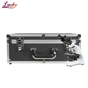 カスタマイズ可能な黒色アルミニウム防水長方形ケース顕微鏡実験器具および機器保護ケース - Product Image 2