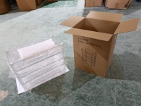 Chariot de rangement carré pliable en PET le plus vendu avec roulettes et tiroirs organisateurs 2, 3 ou 4 niveaux