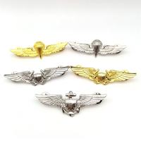 Nouvelles Épingles de Revers Personnalisées en Métal 3D Ailes d'Aigle Avion Égypte Or Arabie Saoudite Badge d'Aile d'Avion Airbus