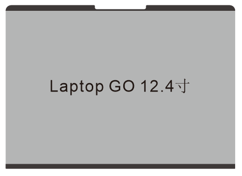 สีดำ สำหรับแล็ปท็อป Go 12.4 นิ้ว