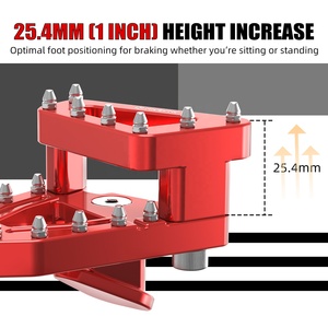 NICECNC Pédale de frein arrière en aluminium Extension pour Honda <span class=keywords><strong>CRF1000L</strong></span> Africa Twin <span class=keywords><strong>Adventure</strong></span> Sports 16-2019 46500-MJP-G50 - Product Image 5