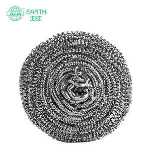 Stainless Steel Scouring Pad Round 20g <b>Scrub</b> Cleaning <b>Brush</b> For Kitchen Sink Dishware - Product Image 5