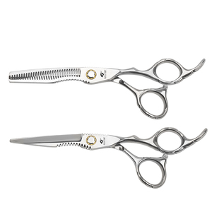 Forbici da bellezza per capelli professionali da 6 pollici forbici da parrucchiere con oro forbici da barbiere forbici da taglio per capelli da salone - Product Image 6