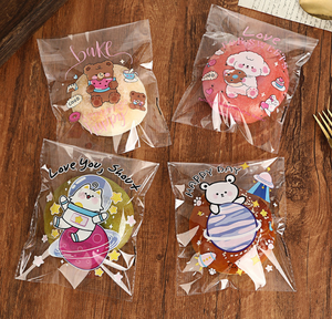 <b>Bread</b> Packaging <b>Bags</b> Snacks Candy Biscuit Luxury Plastic Gummy Biscuit Packaging <b>Bag</b> 15*18+3cm - Product Image 6