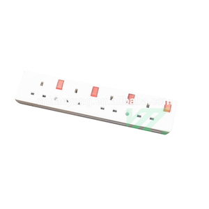 Regleta de extensión eléctrica tipo UK, enchufe con interruptor - Product Image 4