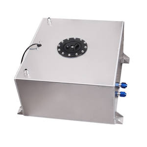 60L Универсальный алюминиевый зеркальный полированный буферный резервуар для масла топливный элемент с топливным баком с крышкой датчика пены внутри - Product Image 1