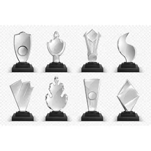 New Arrival Factory Wholesale Personalized Design High Quality Lucite Acrylic Trophies Award Plaque for Sports