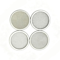 Filter Disc Tepi Berkerut Stainless Steel yang Dapat Digunakan Kembali, Ukuran Kustom, Layar Filter Tepi Berlapis Logam Industri, Grosir
