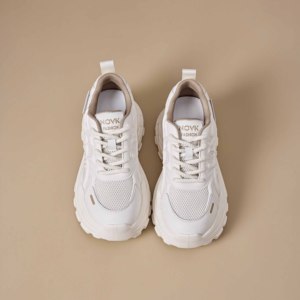 Nouvelle Collection Printemps 2026 : Baskets basses sportives pour femme avec talonnette intégrée – Polyvalentes et décontractées - Product Image 6
