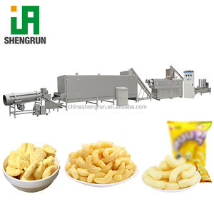 Línea de Producción Completa de Snacks de Maíz Inflado, Máquina Extrusora de Doble Tornillo para Snacks Rellenos Automáticamente - Product Image 3