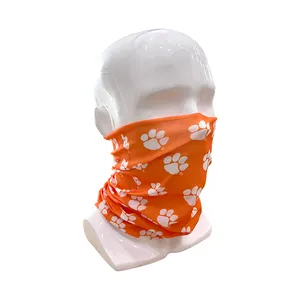 Breathable Polyester Chien Paw Print Bandana