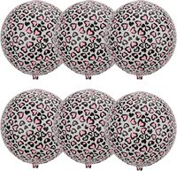 Ballons en aluminium géants 4D ronds et carrés, motifs Marbre Noir et Or, Arc-en-ciel, Œil, Léopard, Argent, pour décoration de fêtes d'anniversaire, Halloween, Nouvel An, Disco
