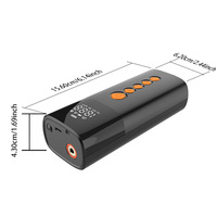 Tragbare mini-elektrische Luftpumpe digitaler drahtloser Reifenfüller mit LED-Licht 12 V Volta Reifendruckmesserfunktion
