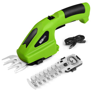 <span class=keywords><strong>Petit</strong></span> sécateur électrique au lithium de qualité bricolage cisailles à main tondeuses à gazon outils de jardin <span class=keywords><strong>taille</strong></span>-haie avec source de batterie - Product Image 1