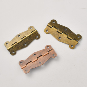 Antique Style H Type Furniture Hinge Iron Plated Surface Mount For Wooden <b>Boxes</b> And Wine <b>Boxes</b> 90 Degree 180 Degree Hinges - Product Image 3
