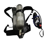 Appareil respiratoire autonome pour pompier, respirateur à pression positive en fibre de carbone pour les opérations de sauvetage incendie et d'urgence