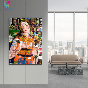 UNIART Ocean Venus Graffiti Pop Art tela da parete arte <span class=keywords><strong>Banksy</strong></span> Graffiti arte tela pittura per la decorazione della casa - Product Image 4